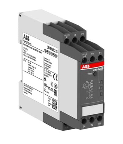 CM-MSS.23P , 110-130VAC/220-240VAC, 2c/o,1xsenz.vstup,pružinové svorky, auto, manual