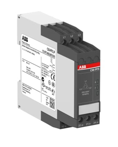 CM-PFS.P Třífázové monitorovací relé 2c/o, L1-L2-L3=200-500VAC 50/60Hz pružinové svorky
