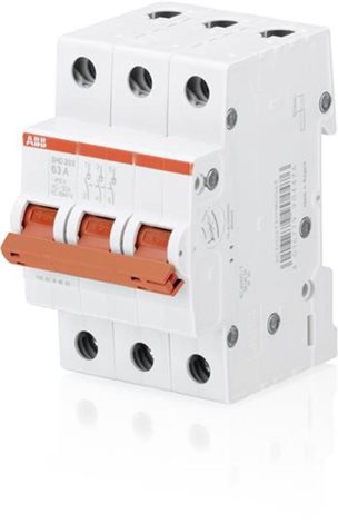 SHD203/32 3 pólový odpínač; In: 32A; pro 240V AC/60 VDC; HOME 1 svorka