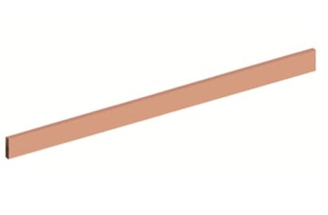 ZXM1002 -Přípojnice Cu 12x5mm š.2, 0x spoj, proj.