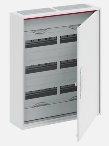 CA24R -rozvodnice nástěnná, s dvířky 72 modulů krytí IP44 rozteč 150mm