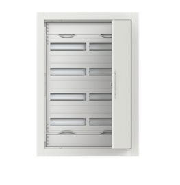 CU25R Zapuštěná oceloplechová rozvodnice s dvířky 96mod rozteč 150mm