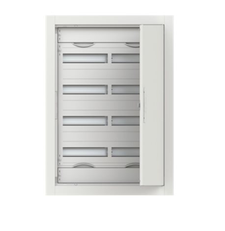 CU25R Zapuštěná oceloplechová rozvodnice s dvířky 96mod rozteč 150mm