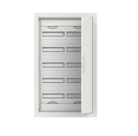 CU26R Zapuštěná oceloplechová rozvodnice s dvířky 120mod rozteč 150mm