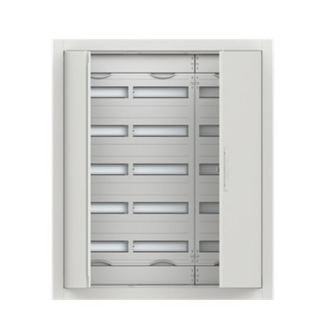 CU36R Zapuštěná oceloplechová rozvodnice s dvířky 180mod rozteč 150mm