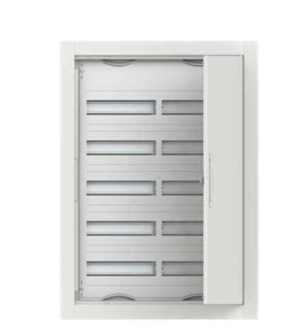 CU25V Zapuštěná oceloplechová rozvodnice s dvířky 120mod rozteč 125mm