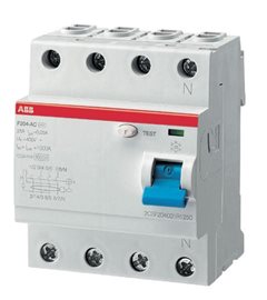 F204 A-40/0,03 proudový chránič čtyřpólový 10 kA