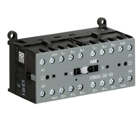 VB6A-30-10 220-240V40-450HZ 3-pólový reverzační ministykač (3 ZAP) 8,5 A AC-3 (Un=400 V)