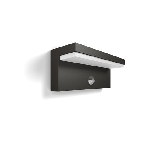 16484/93/P0 Bustan IR venkovní nástěnné LED svítidlo se senzorem 2x4,5W 1000lm 2700K IP44, antracit 1