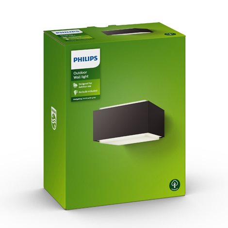 17337/93/PN Hedgehog venkovní nástěnné svítidlo 1xE27 42W bez zdroje IP44, antracitové 7