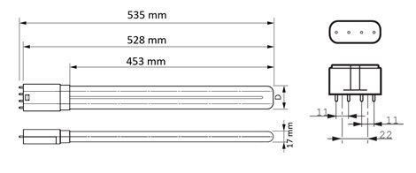 CorePro LED PLL Mains 24W 840 4P Zářivka 24W 3400lm 5