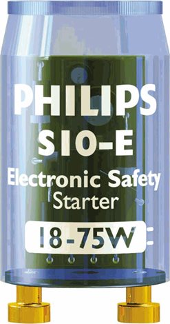 startér S 10 E 18-75W SIN 220-240V BL UNP/20X25BOX 1