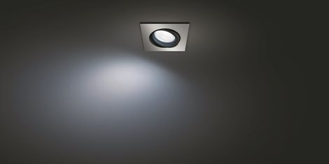 Hue Centura BT SVÍTIDLO PODHLEDOVÉ LED GU10 5,7W 350lm 2000-6500K RGB, hranaté, hliník 13