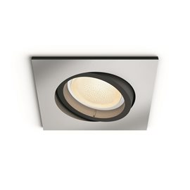 Hue Centura BT SVÍTIDLO PODHLEDOVÉ LED GU10 5,7W 350lm 2000-6500K RGB, hranaté, hliník