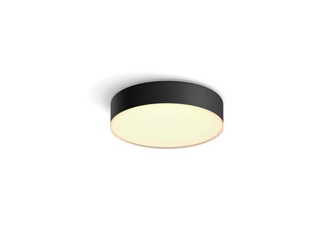 41158/30/P6 Hue WA Enrave S stropní LED svítidlo 1x9,6W 1220lm 2200-6500K IP20 26,1cm černá +ovladač 1
