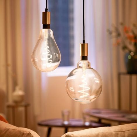 WiZ LED filament žárovka E27 G200 6,7W 470lm 2700-6500K IP20, stmívatelná 8