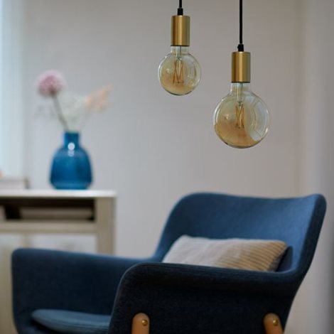 WiZ LED filament amber žárovka E27 G95 7W 640lm 2000-5000K IP20, stmívatelná 10