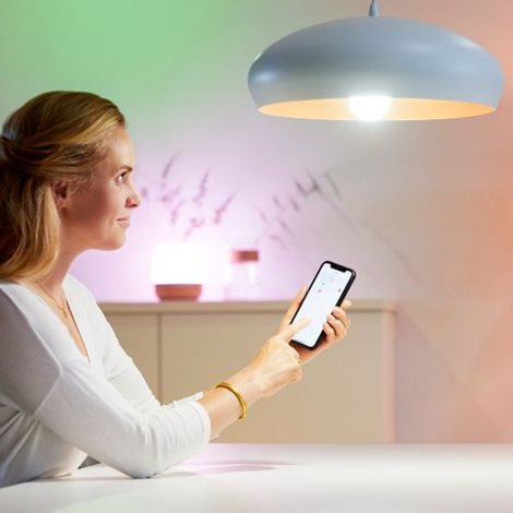 WiZ LED žárovka E14 C37 4,9W 470lm 2700-6500K IP20, stmívatelná 9
