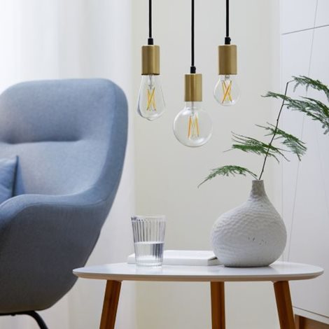 WiZ LED žárovka filament E27 ST64 7W 806lm 2700-6500K IP20, stmívatelná 9