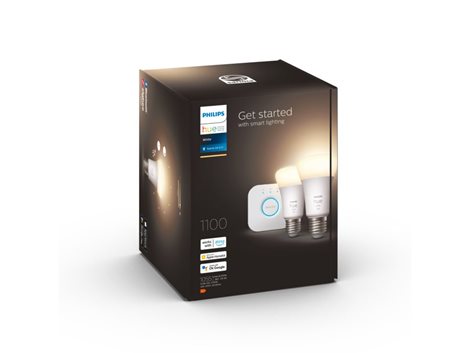 Hue sada Bridge + 2x HUE White žárovka LED E27 A60 10W 1100lm 2700K IP20 5