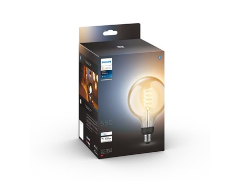 Hue WA LED Filament žárovka E27 G125 7W 550lm 2200-4500K IP20 5