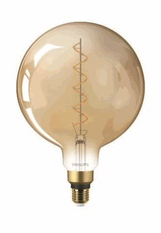 Vintage LED žárovka E27 G200 25W 300lm 1800K nestmívatelná, gold 1