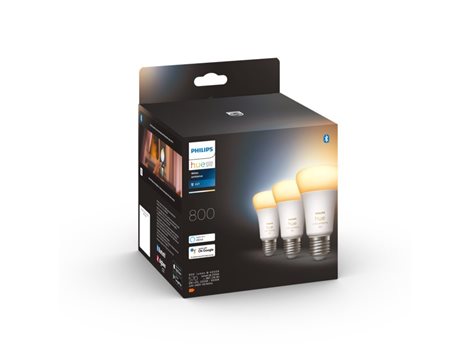 Hue WA sada 3x žárovka LED E27 A60 6W 800lm 2200-6500K IP20 5
