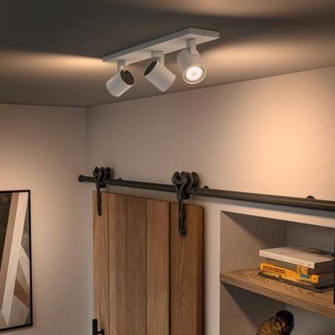 Hue WA Runner bodové LED svítidlo 3x GU10 5W 350lm 2200-6500K IP20, bílé + ovladač 4