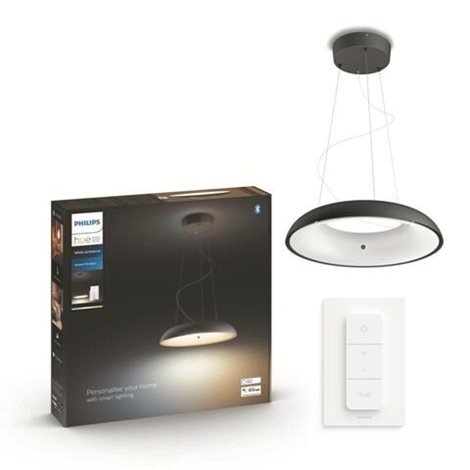 Hue WA Amaze závěsné LED svítidlo 25W 2900lm 2200-6500K IP20 43,4cm černá + ovladač 1