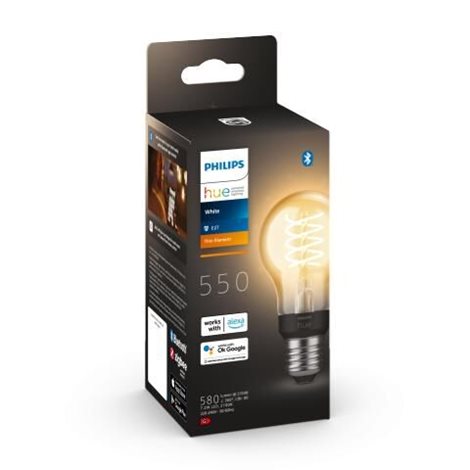 HUE White LED Filament žárovka E27 A60 7W 580lm 2100K IP20, stmívatelné 4
