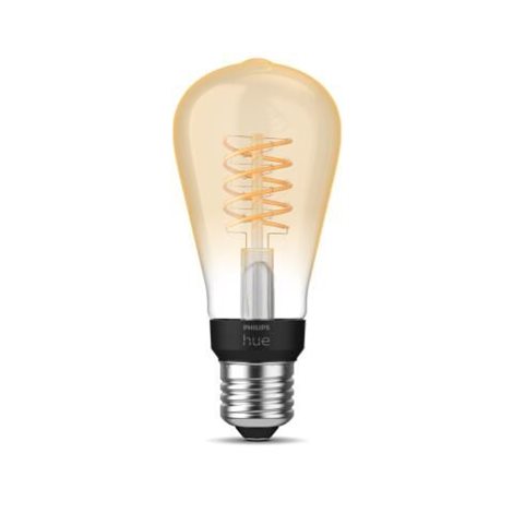 HUE White LED Filament žárovka E27 ST64 7W 550lm 2100K IP20, stmívatelná 2