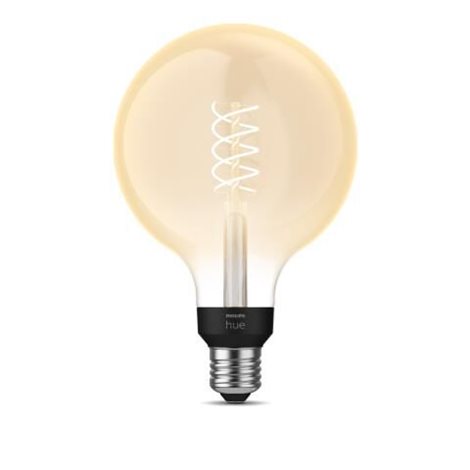 HUE White LED Filament žárovka E27 G125 7W 550lm 2100K IP20, stmívatelná 4
