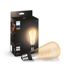 HUE White LED Filament žárovka E27 ST72 7W 550lm 2100K IP20, stmívatelná