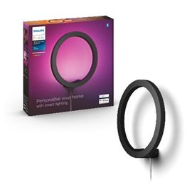 Hue WACA Sana nástěnné LED svítidlo 1x20W 1400lm 2000-6500K RGB IP20 25,5cm černá