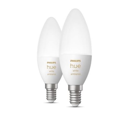 Hue WA sada 2x žárovka LED E14 B39 4W 470lm 2200-6500K IP20 2