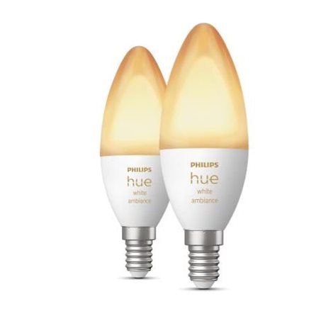 Hue WA sada 2x žárovka LED E14 B39 4W 470lm 2200-6500K IP20 4