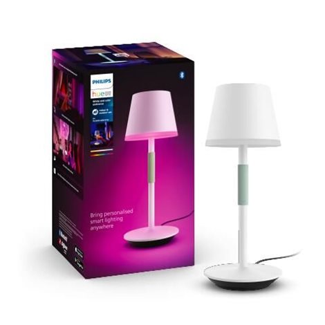 Hue WACA Go venkovní stolní dotyková LED lampička 6,2W 530lm 2000-6500K RGB IP54, bílá 1