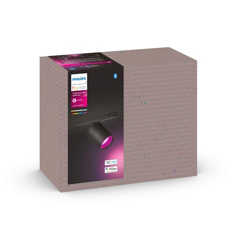 Hue Perifo bodové světlo do lištového systému LED WACA 5,2W 510lm 2000-6500K RGB, černá 5
