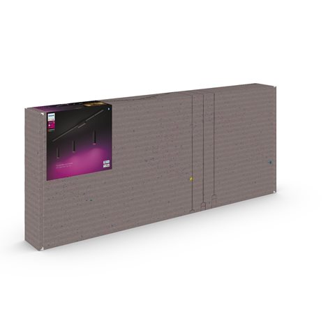 Hue Perifo lištové svítidlo se 3 závěsy, LED WACA 15,6W 1530lm 2000-6500K RGB, černá 6