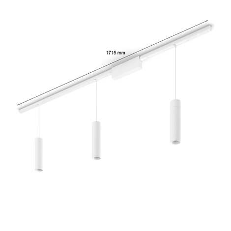 Hue Perifo lištové svítidlo se 3 závěsy, LED WACA 15,6W 1530lm 2000-6500K RGB, bílá 9