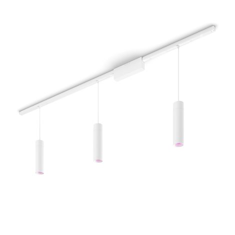 Hue Perifo lištové svítidlo se 3 závěsy, LED WACA 15,6W 1530lm 2000-6500K RGB, bílá 10