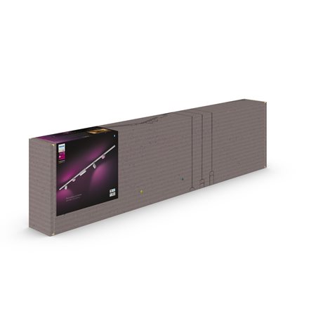 Hue Perifo lištové svítidlo se 4 spoty, LED WACA 20,8W 2040lm 2000-6500K RGB, bílá 8