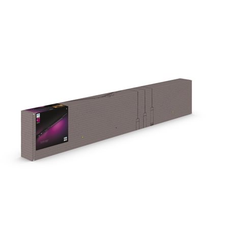 Hue Perifo lištové svítidlo 3 spoty+panel, LED WACA 44,6W 3580lm 2000-6500K RGB, černá 9