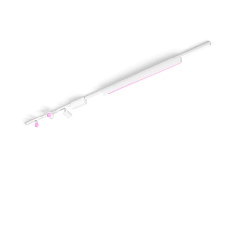 Hue Perifo lištové svítidlo 3 spoty+panel, LED WACA 44,6W 3580lm 2000-6500K RGB, bílá 10