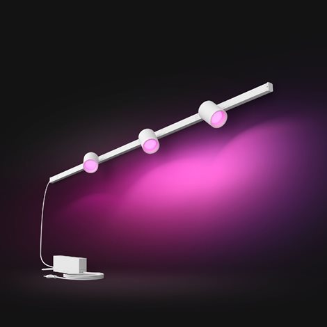 Hue Perifo lištové nástěnné svítidlo se 3 spoty, LED WACA 15,6W 1530lm 2000-6500K RGB, černá 3