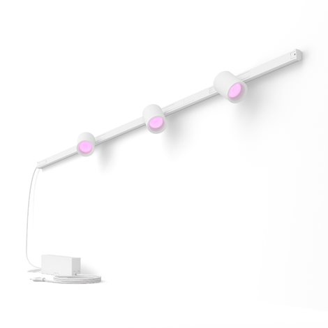 Hue Perifo lištové nástěnné svítidlo se 3 spoty, LED WACA 15,6W 1530lm 2000-6500K RGB, černá 9