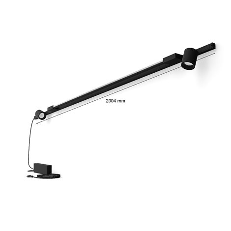 Hue Perifo lištové nástěnné svít. 2 spoty+Gradient Tube, LED WACA 39,9W 3620lm 2000-6500K RGB černá 8