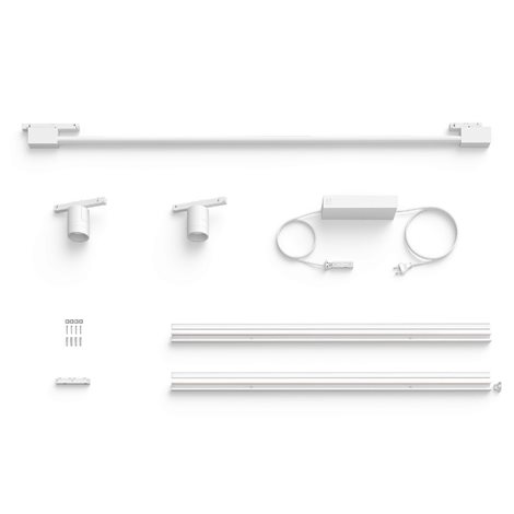 Hue Perifo lištové nástěnné svít. 2 spoty+Gradient Tube, LED WACA 39,9W 3620lm 2000-6500K RGB bílá 5