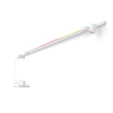 Hue Perifo lištové nástěnné svít. 2 spoty+Gradient Tube, LED WACA 39,9W 3620lm 2000-6500K RGB bílá 9