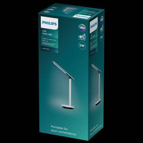 Ivory stolní LED lampa 1x5W 130lm 2700/3600/5000K IP20 USB, krokové stmívání, bílá 5